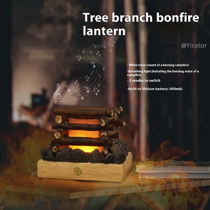 Warm Table Lamp with Branch Design