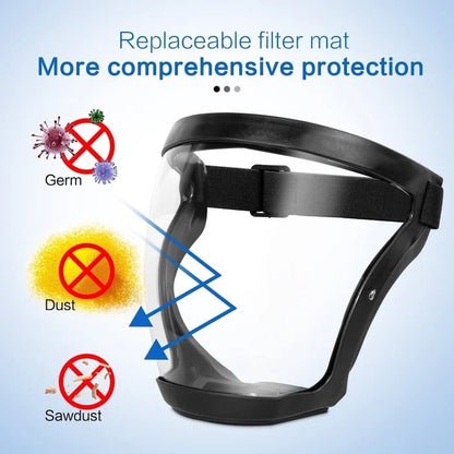 Clear Protective Full Face Guard Mask