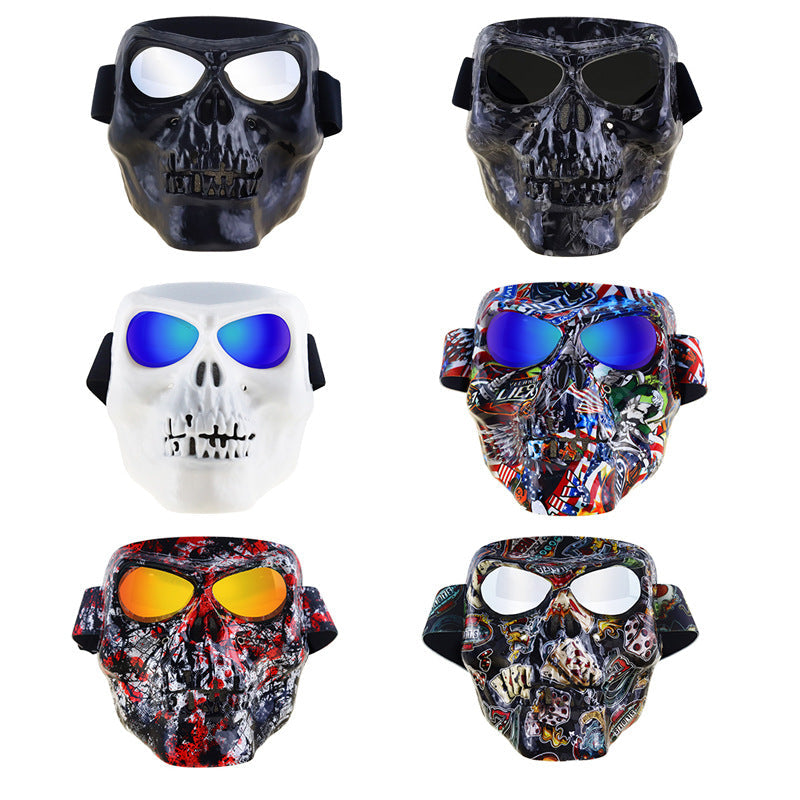 Trendy Sugar Skull Face Mask