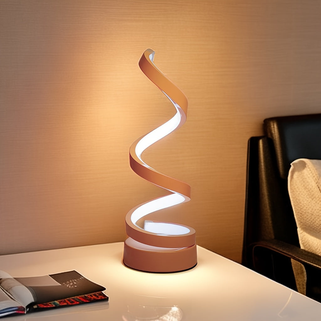 Stylish Spiral Desk Lamp