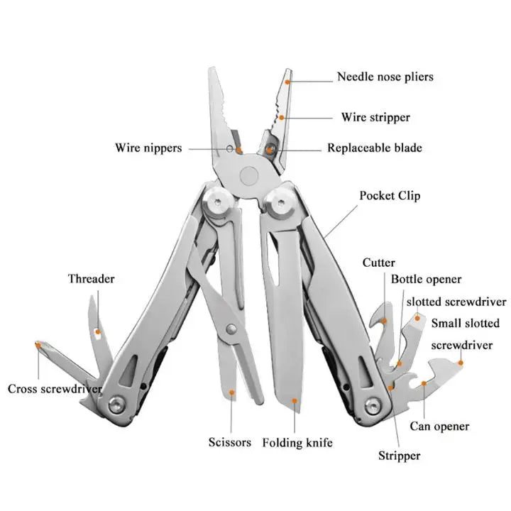 Premium 9-in-1 Pocket Multitool Knife Set