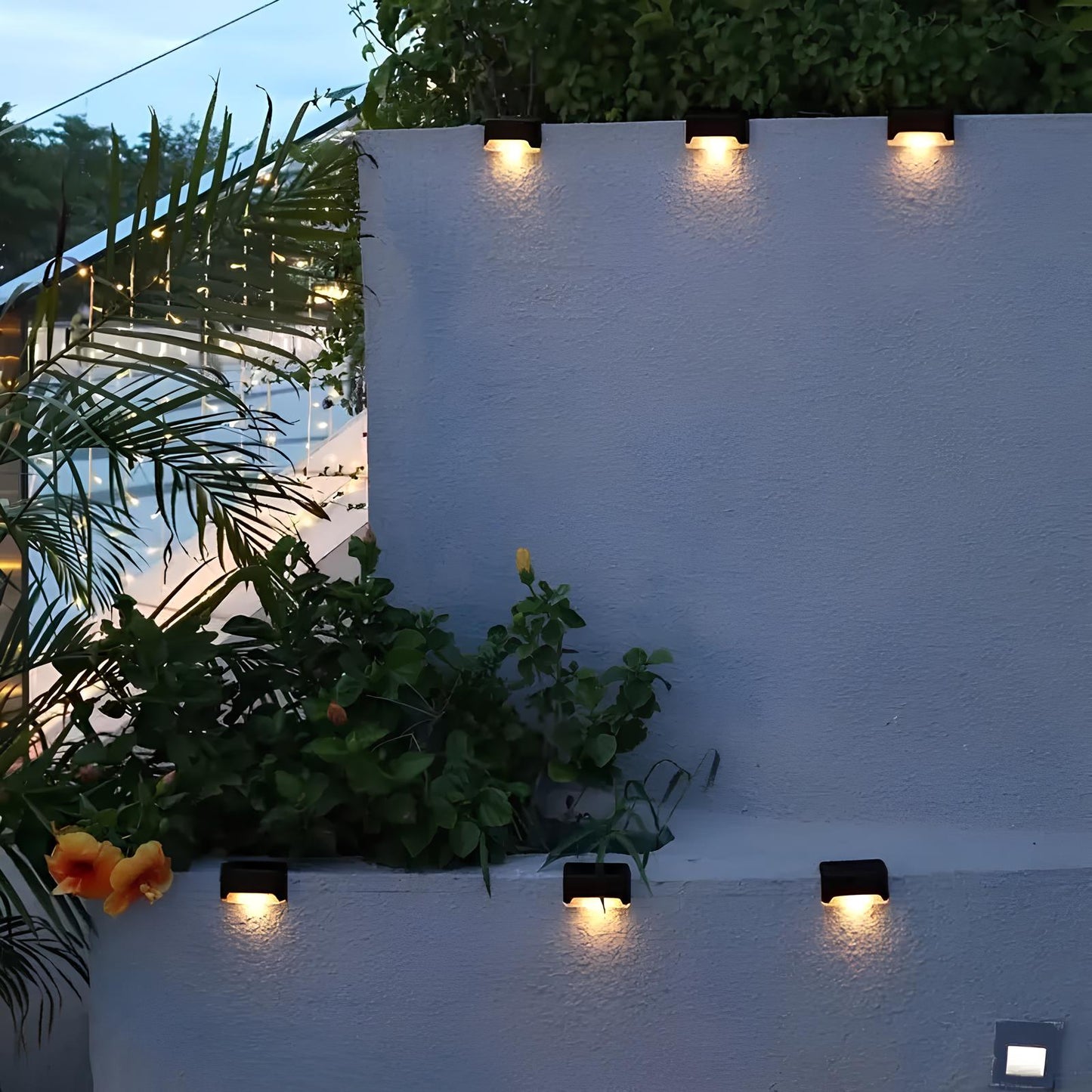 Outdoor Waterproof Solar Powered Step Lamp