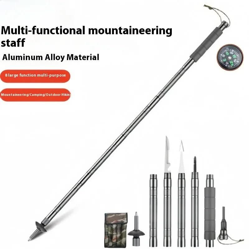 Durable Hiking Pole with Multi Tool for Outdoor Use