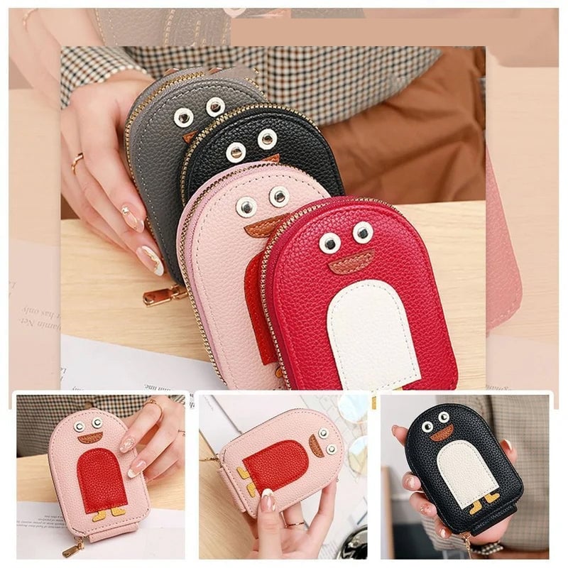 Fun Penguins PU Card Holder Wallet