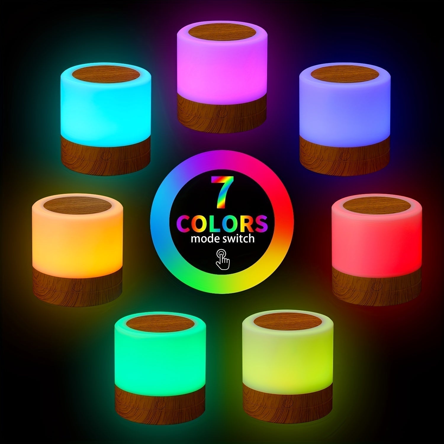 Colorful LED Desk Lamp with Remote Control - Cofik