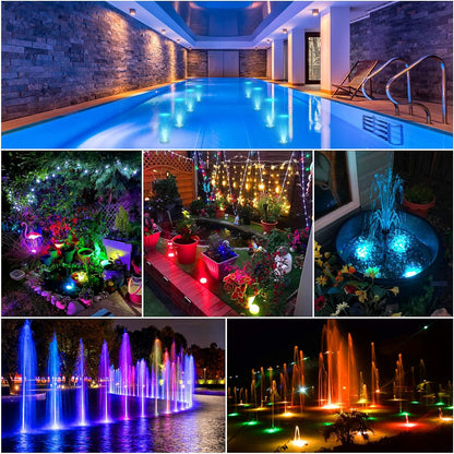 Colorful Pool Light with 10 LED Underwater Lights