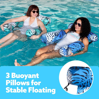 Comfy Inflatable Pool Lounge Chairs