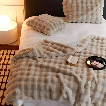 Soft Plush Throw Blanket for Cozy Comfort