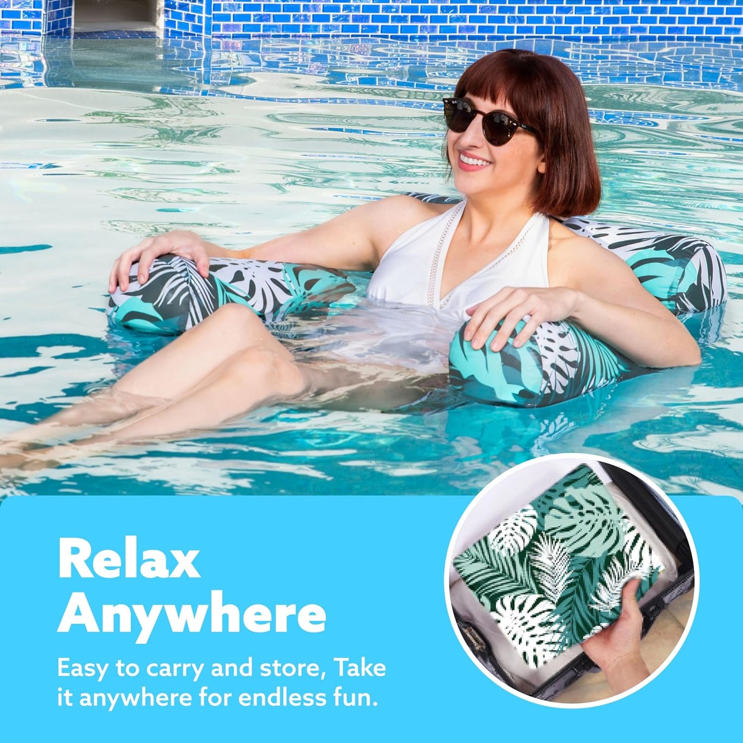 Comfy Inflatable Pool Lounge Chairs