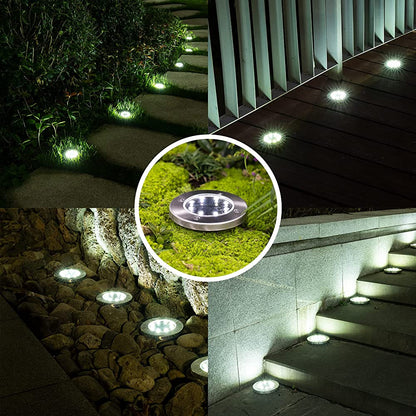 Waterproof Outdoor Solar Powered Garden Lamps