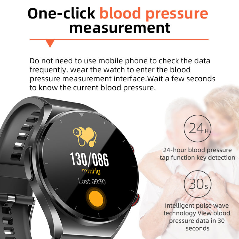 Accurate Fitness Smartwatch Blood Pressure Heart Monitor