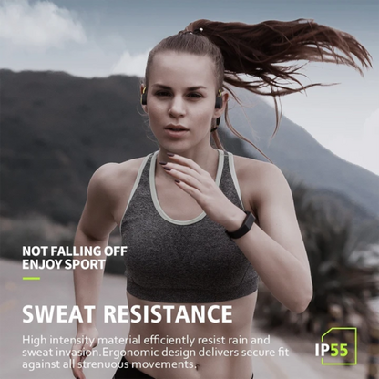 Waterproof Bone Conduction Bluetooth Headphones Stereo