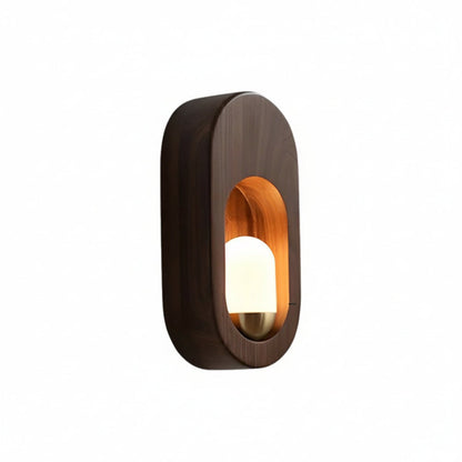 Simple Wooden LED Wall Light