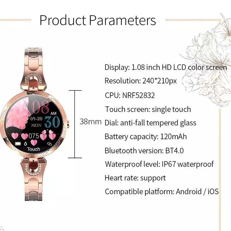 Waterproof Sport Smartwatch for Women