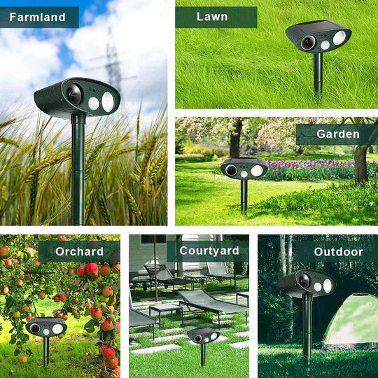 Effective Solar Deer Repellent - Pack of 4
