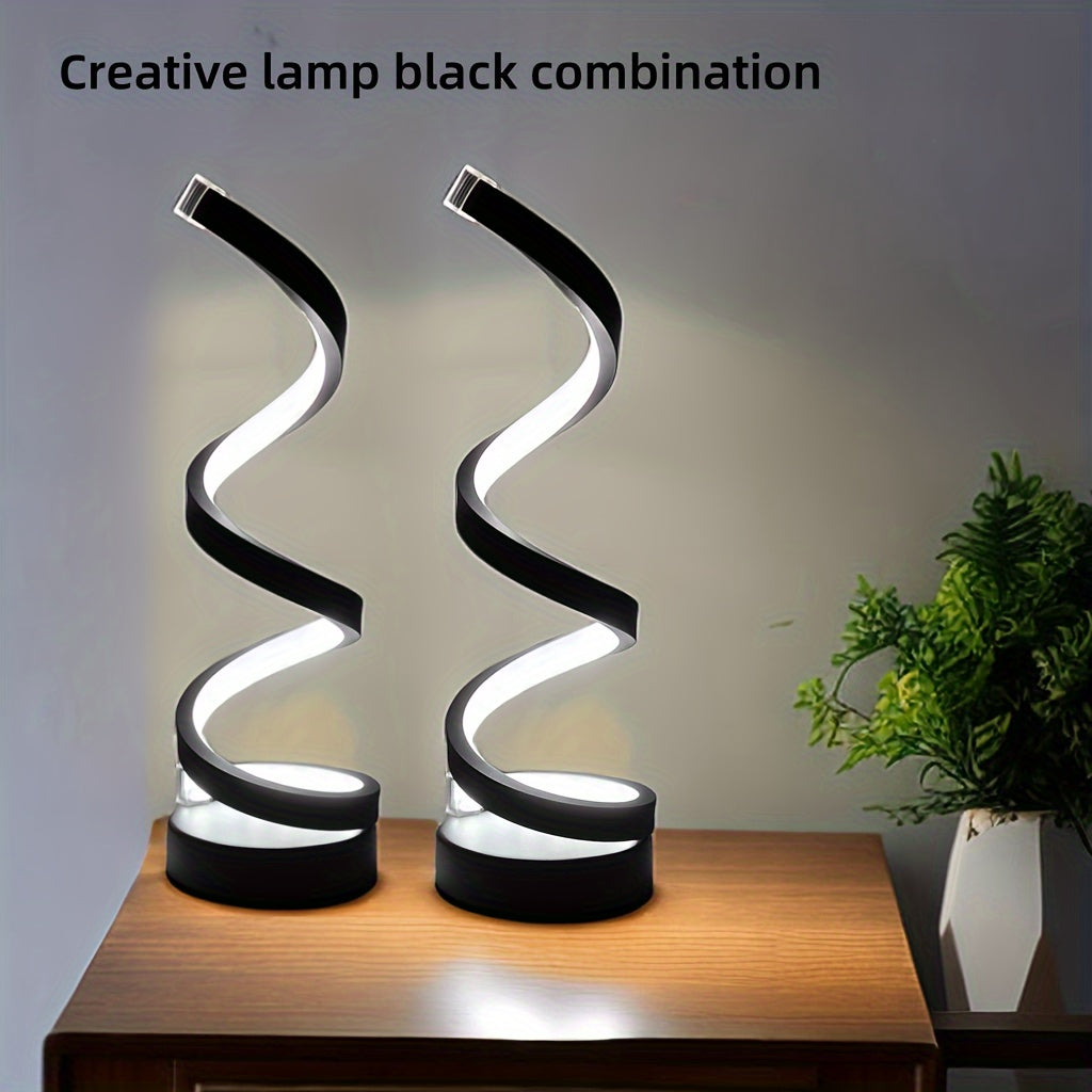Stylish Spiral Desk Lamp