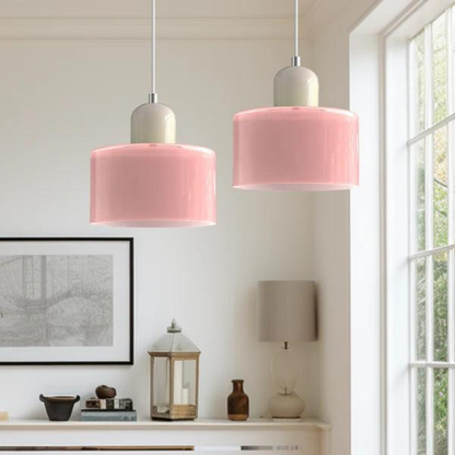 Stylish Round Glass Pendant Light