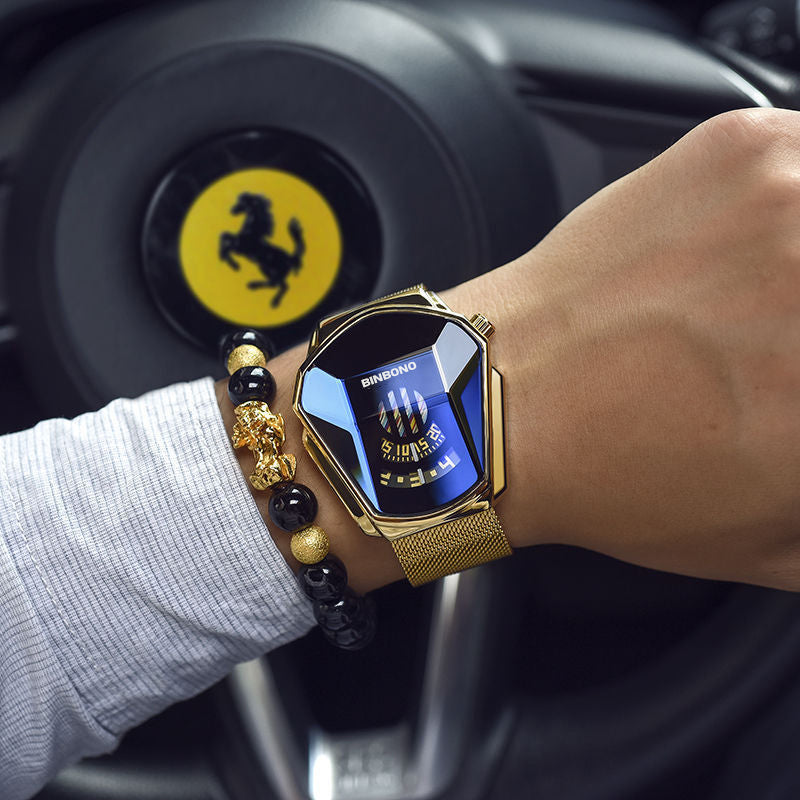 Men's Luxury Quartz Diamond Watch