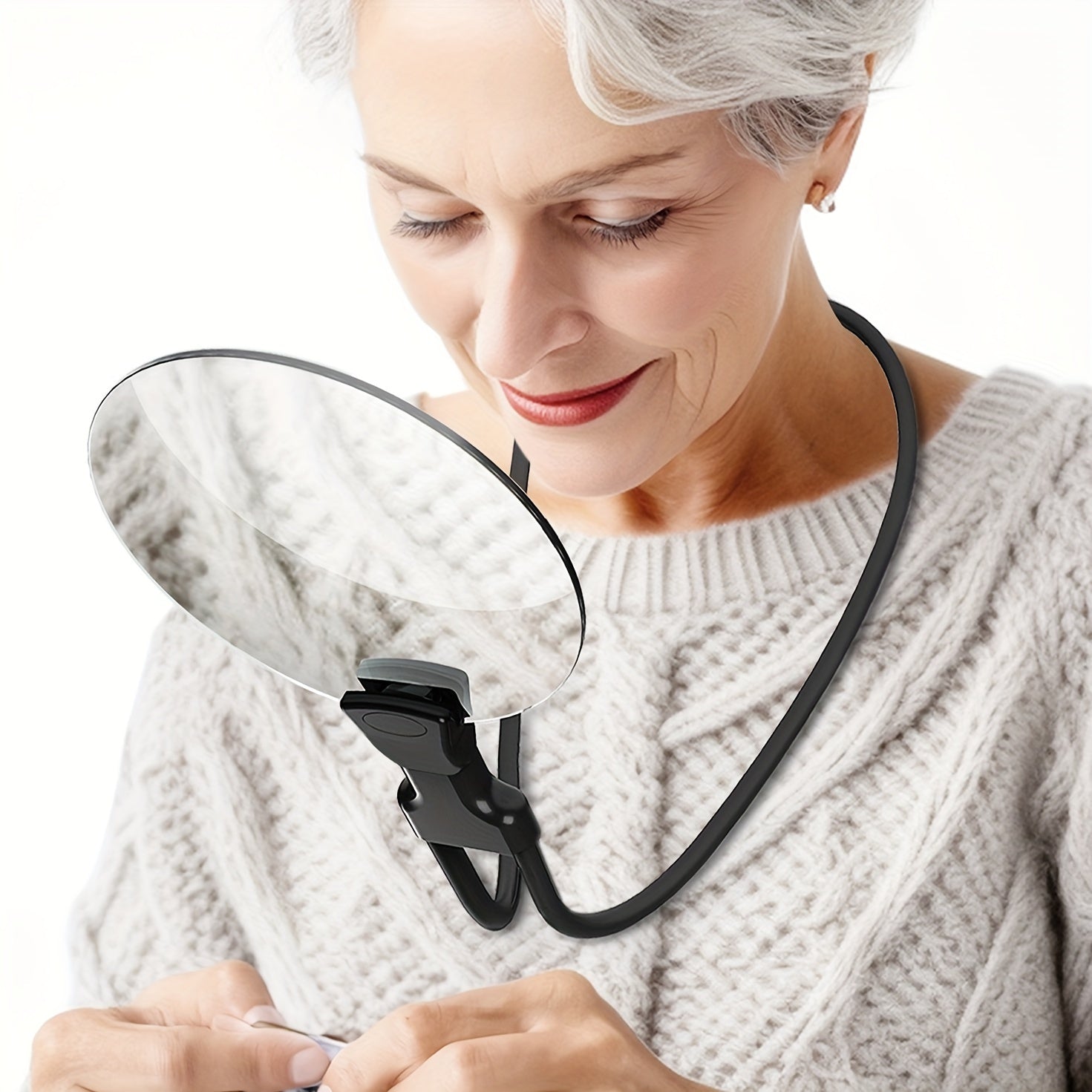 Easy View 5X Magnifying Necklace for Reading Glasses - Cofik
