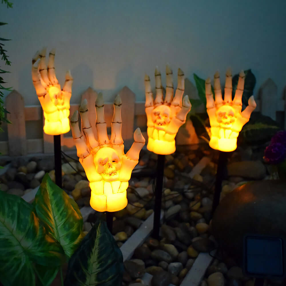 Spooky Outdoor Ghost Solar Lamp