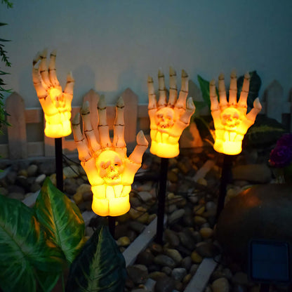 Spooky Outdoor Ghost Solar Lamp