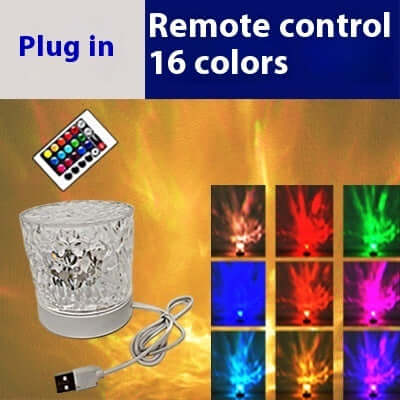 Colorful Star Night Lamp with Soothing Water Sound