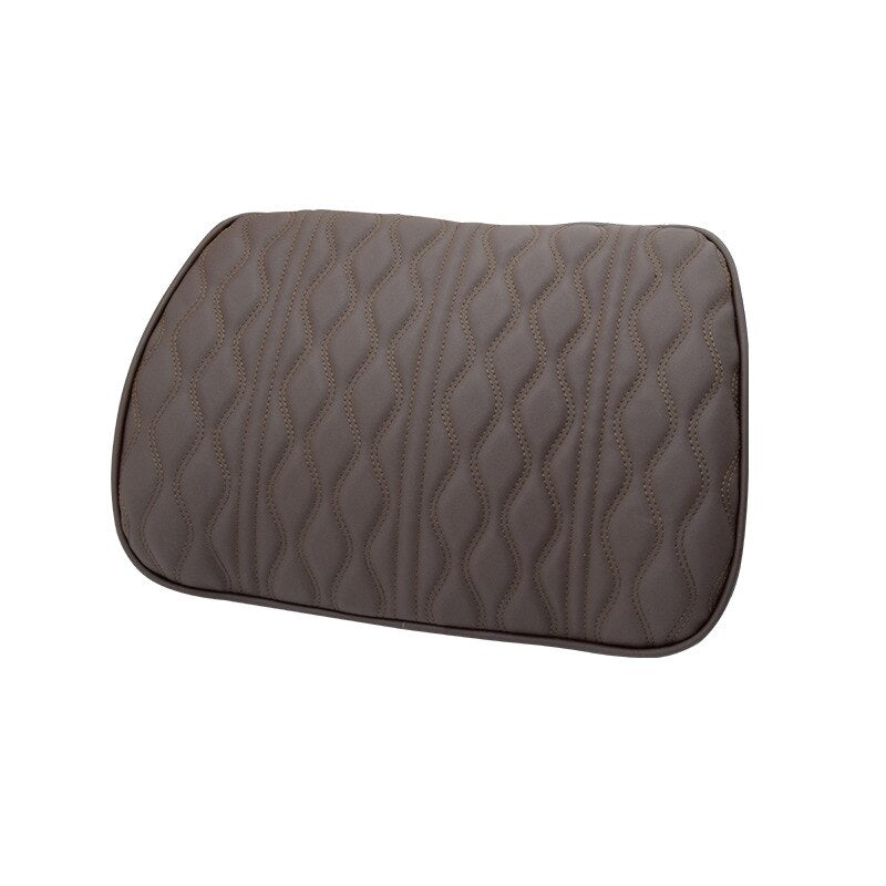 Comfort Travel Pillow Set with Memory Foam Leather
