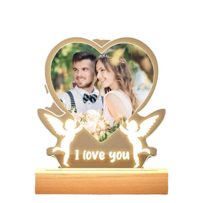 Customizable Heart Shaped LED Night Lamp