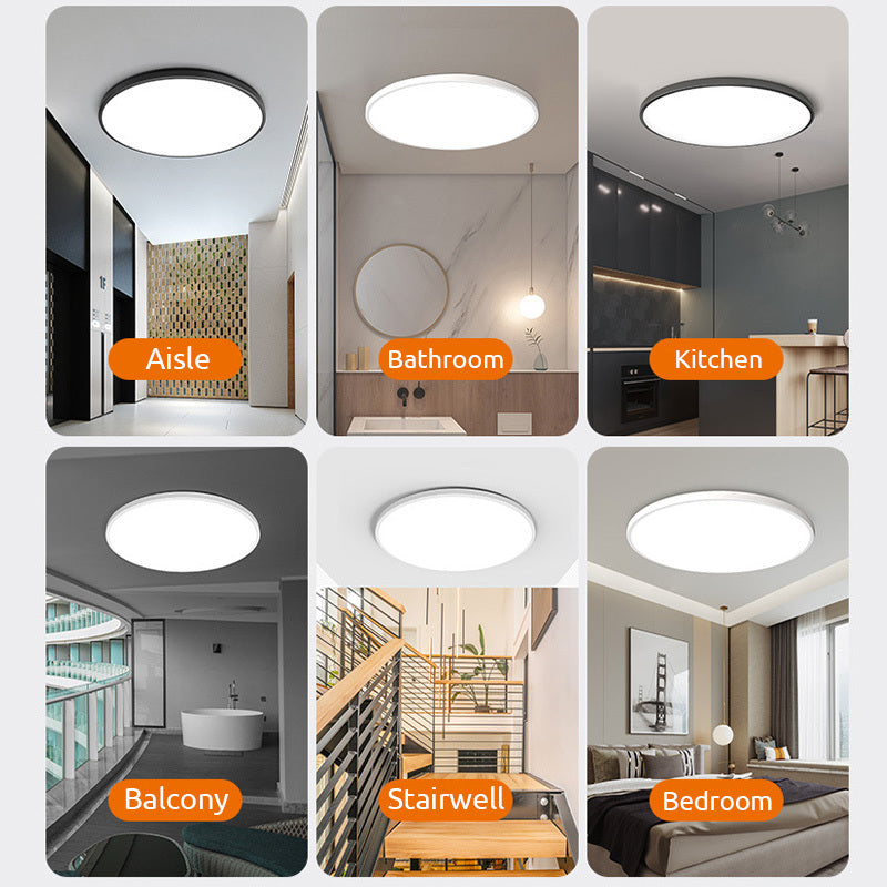 Stylish Circular Steel LED Ceiling Lamp