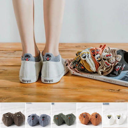 Fun Character Ankle Socks 10 Pack