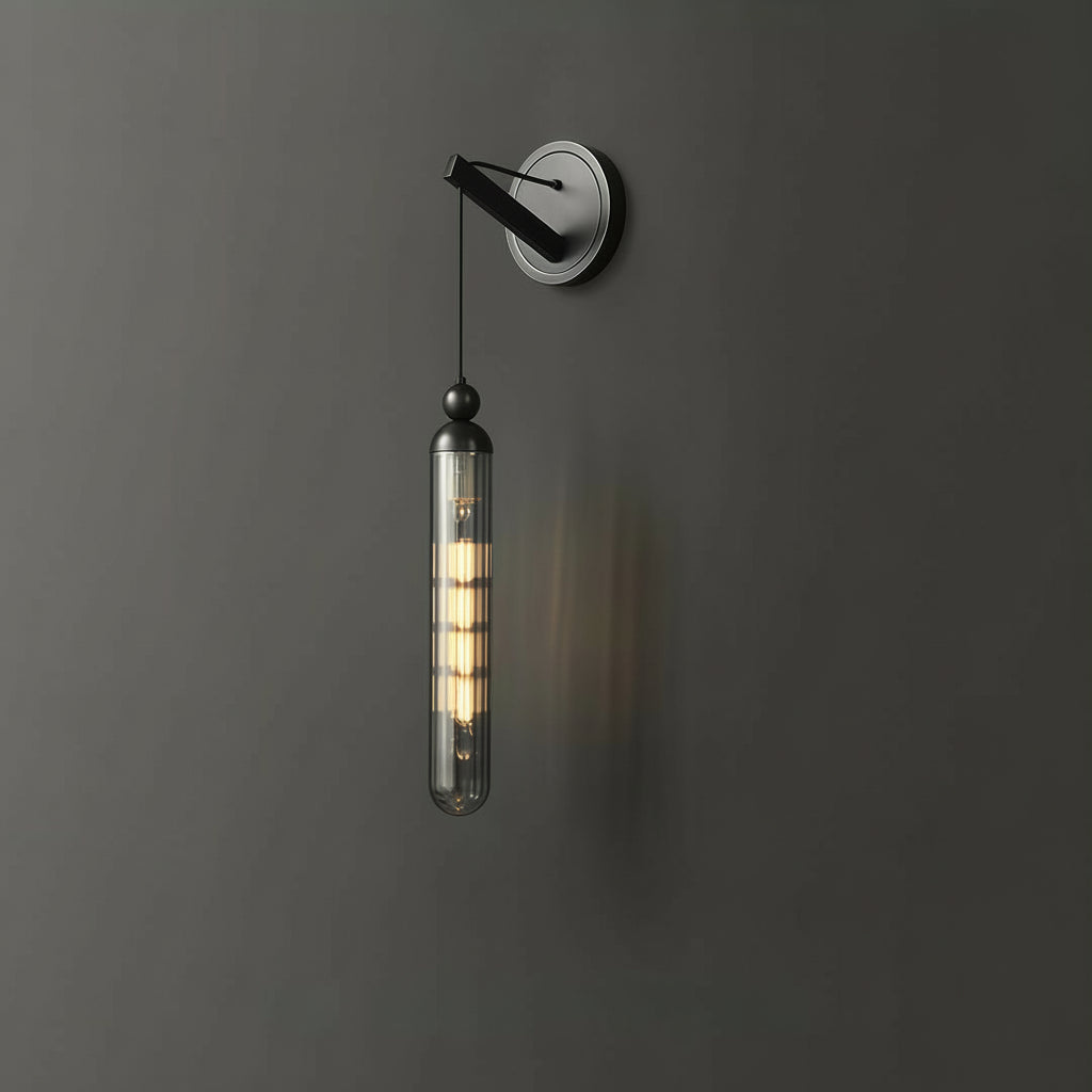Simple Brass Glass Pendant Light Fixture