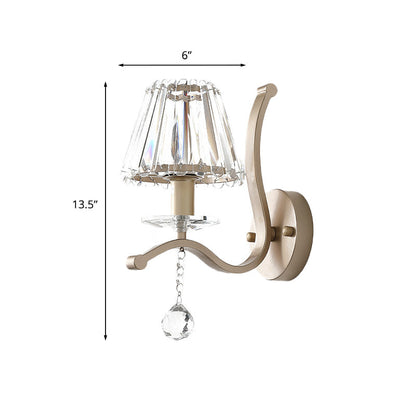 Elegant Gold Cone Wall Lamp