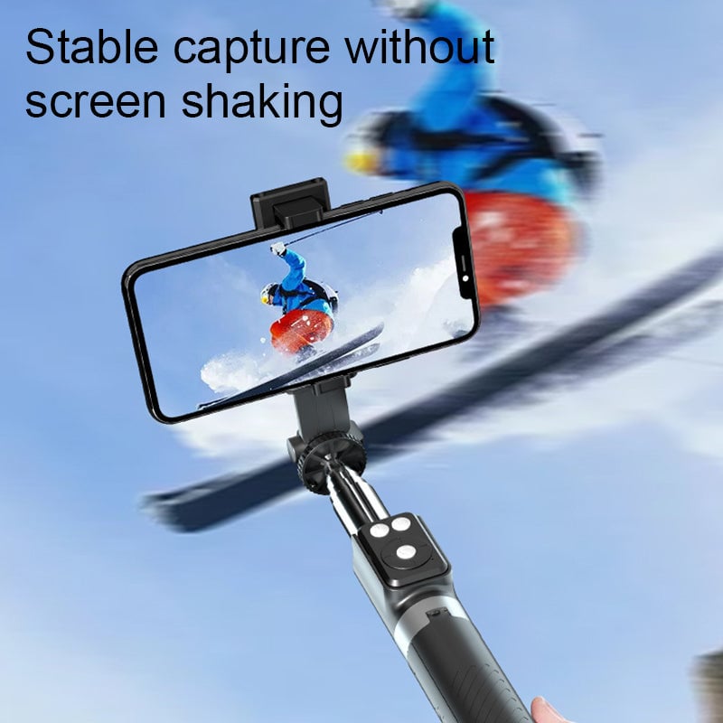 Portable 6in1 Selfie Stick With LED Light