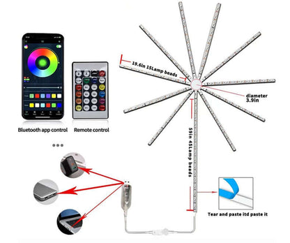 Color Changing LED Bluetooth Speaker Lamp