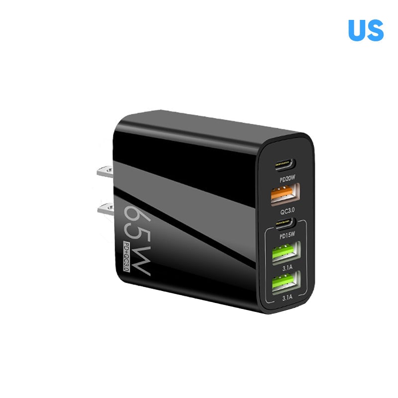 Compact 6 Port Fast USB Charger Adapter - Cofik