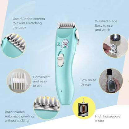 Silent Kids Hair Trimmer Clipper