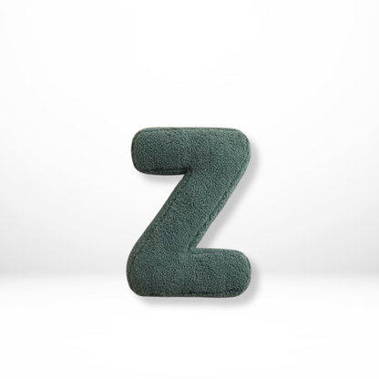 Plush Alphabet Letter Pillow With Soft Velvet Cover