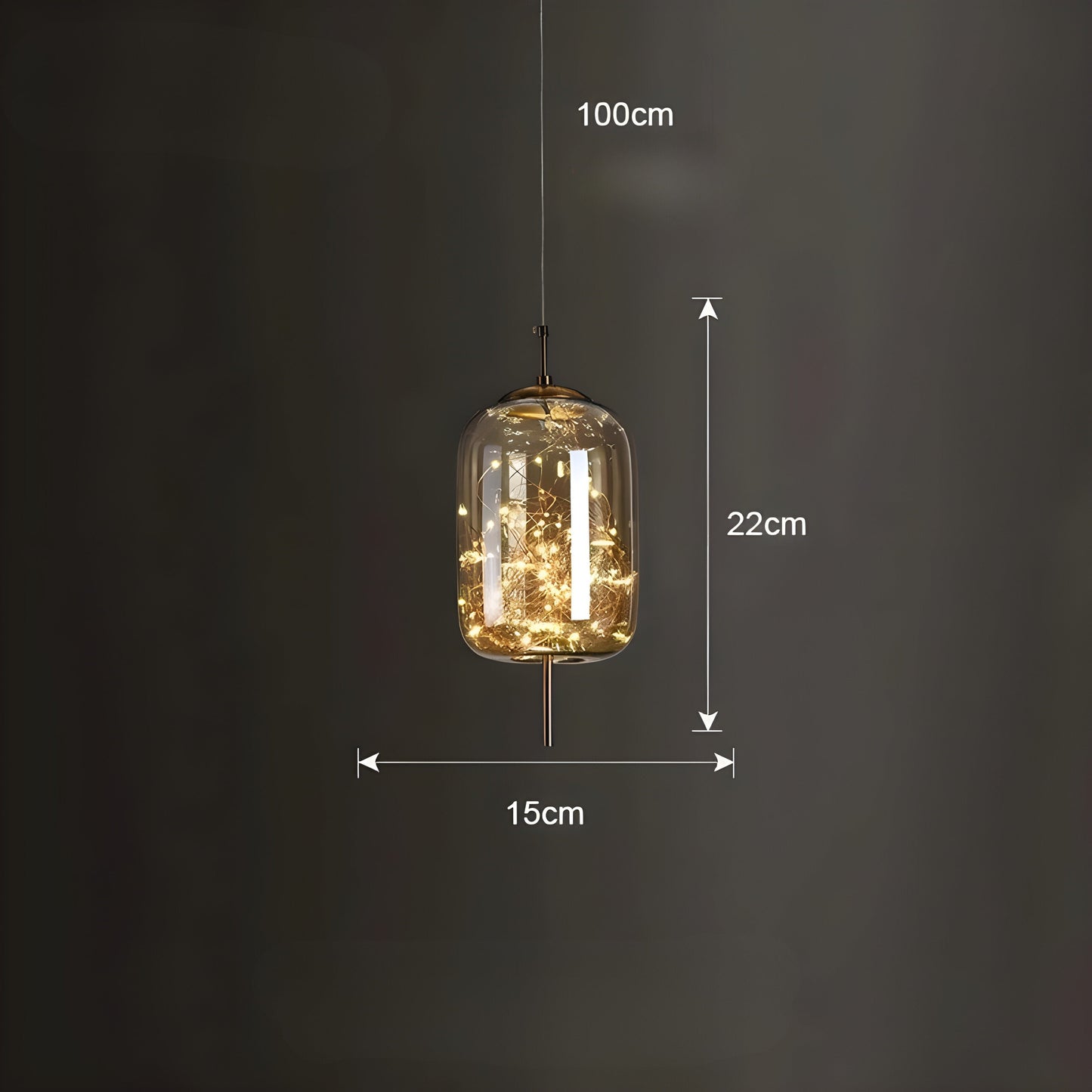Stylish LED Hanging Star Light Fixture