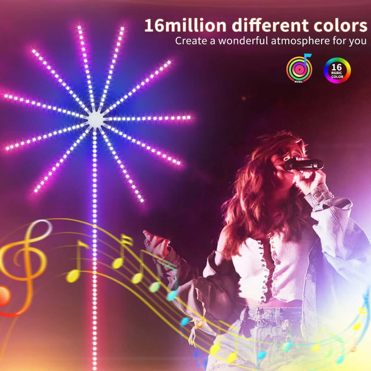 Color Changing LED Bluetooth Speaker Lamp