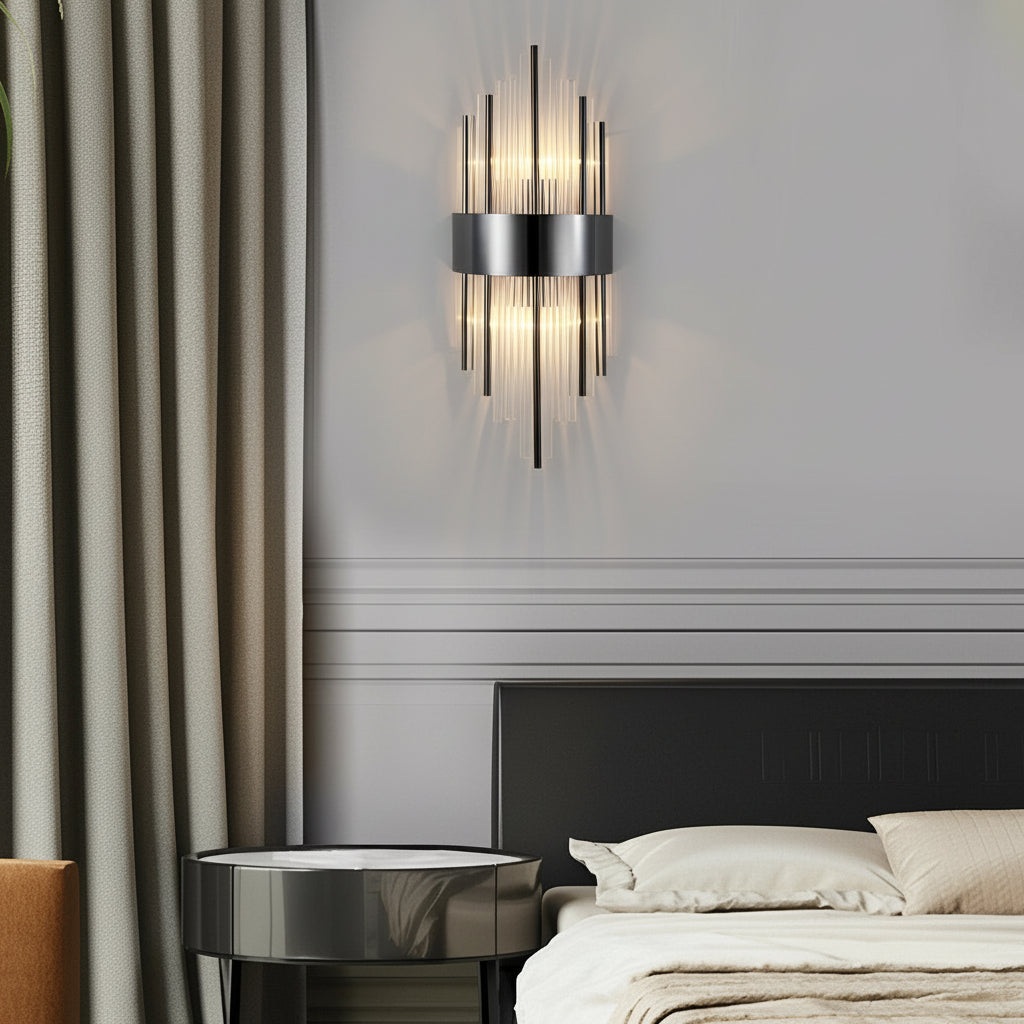 Modern Stainless Steel LED Wall Sconce 24in Dimmable Light