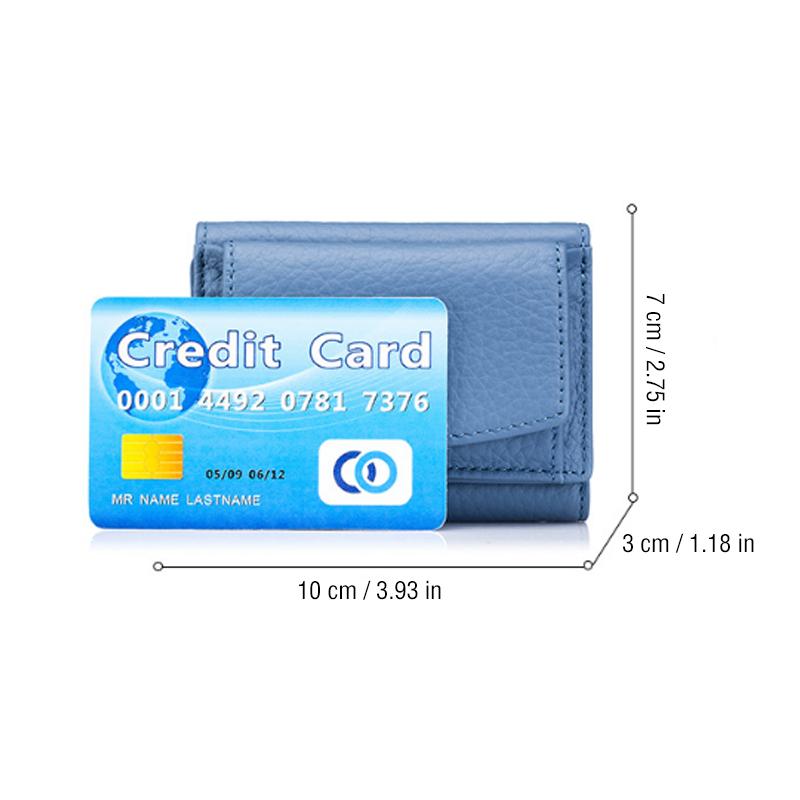 Slim Leather RFID Blocking Wallet