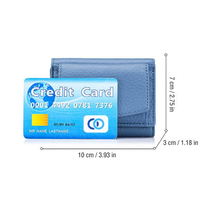 Slim Leather RFID Blocking Wallet