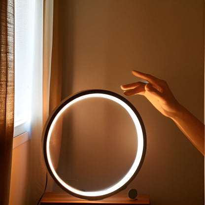 Simple Round Dimmable LED Desk Lamp