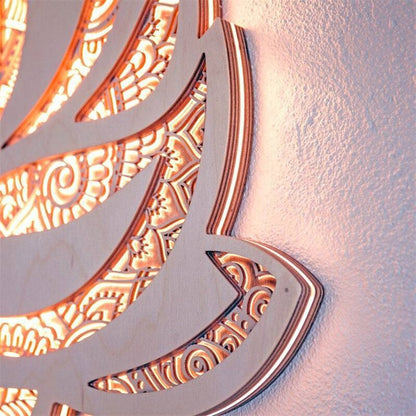 Serenene Floral Table Lamp