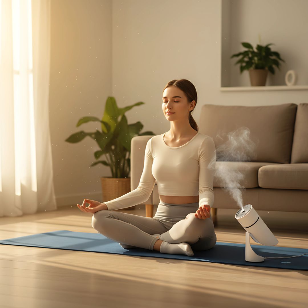 Silent 90° Tilt Air Purifier for Better Sleep