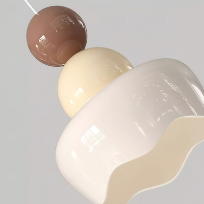 Bright White Hanging Bedside Lamp