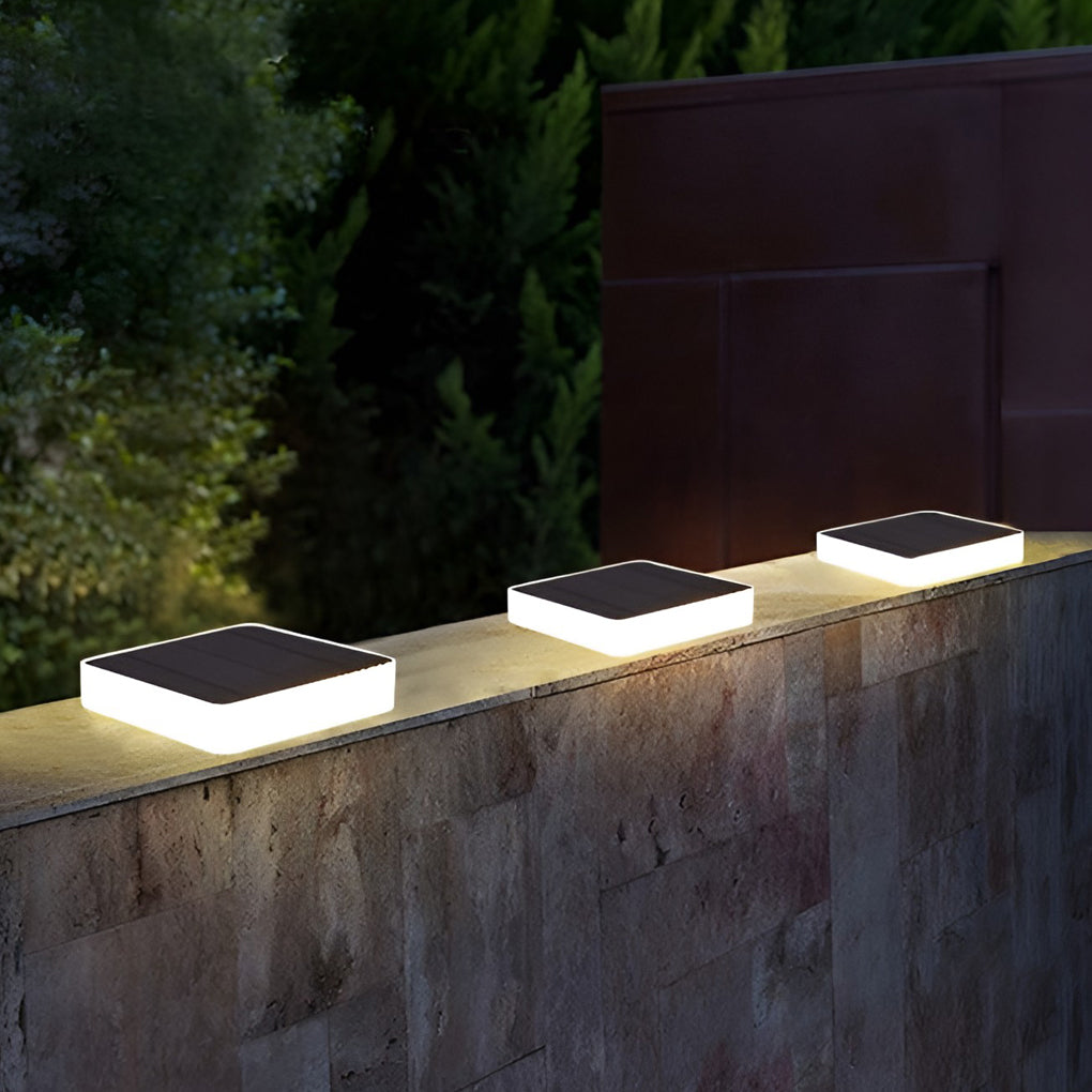 Solar Powered LED Garden Deck Lights