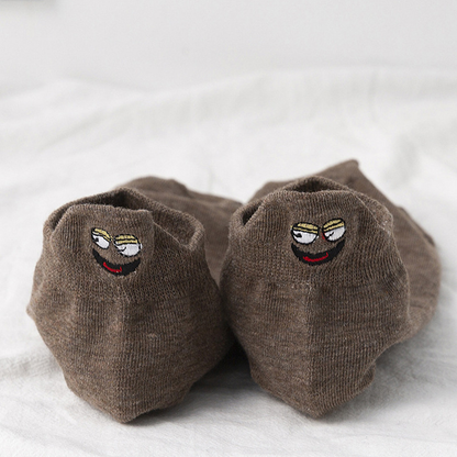 Fun Character Ankle Socks 10 Pack