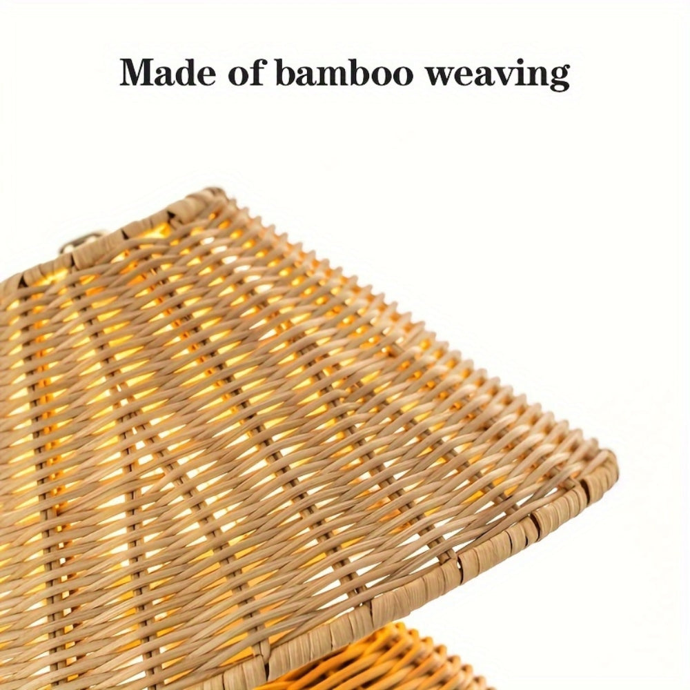 Natural Woven Rattan Table Light