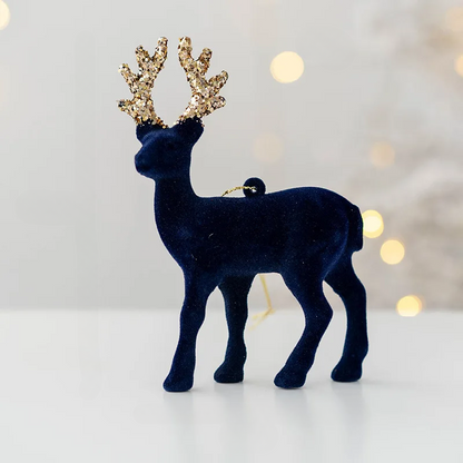 Glamorous Reindeer Christmas Ornament